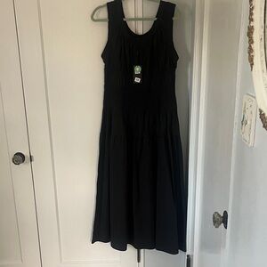 Rails Classic Black Midi Dress